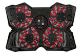 Trust GXT 278 køling til laptop 43,9 cm (17.3") Sort