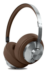 Muse M-298 SBR hovedtelefoner/headset Kabel & trådløs Opkald/musik Bluetooth Brun, Sølv