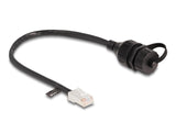 DeLOCK 88012 netværkskabel Sort 0,25 m Cat5e F/UTP (FTP)