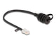 DeLOCK 88012 netværkskabel Sort 0,25 m Cat5e F/UTP (FTP)