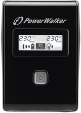PowerWalker VI 850 LCD UPS-enhed Interaktivt indgangsstik 0,85 kVA 480 W
