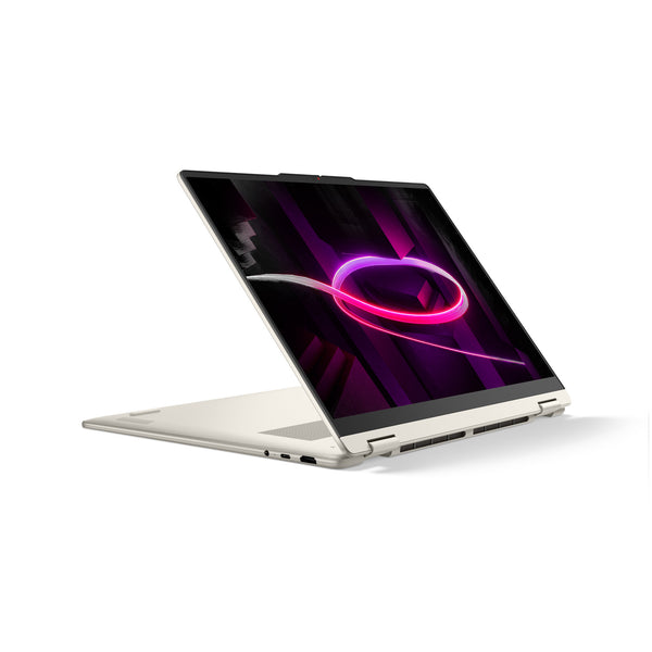 Lenovo Yoga 7 2-in-1 16AGP11 Copilot+ PC AMD Ryzen AI 7 445 Hybrid (2-i-1) 40,6 cm (16") Berøringsskærm WQXGA+ 32 GB LPDDR5x-SDRAM 1 TB SSD Wi-Fi 7 (802.11be) Windows 11 Home Tysk Muslingeskal (farve)