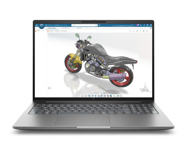 HP Zbook X G2i 16 Copilot+ PC Intel Core Ultra 9 386H Mobil workstation 40,6 cm (16") 2.5K 64 GB DDR5-SDRAM 1 TB SSD Wi-Fi 7 (802.11be) Windows 11 Pro AI Workstation, AI PC Sølv