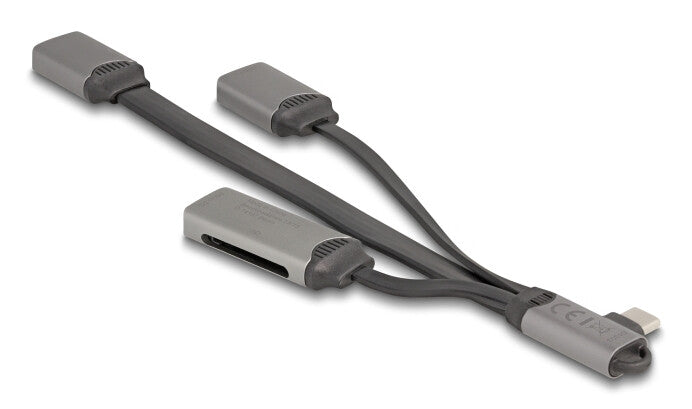 DeLOCK 64303 interface hub USB 3.2 Gen 1 (3.1 Gen 1) Type-C 5000 Mbit/s Grå