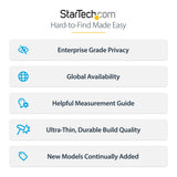 StarTech.com 13SP-PRIVACY-SCREEN antirefleks skærm 33 cm (13") Laptop Rammeløst display privatlivsfilter