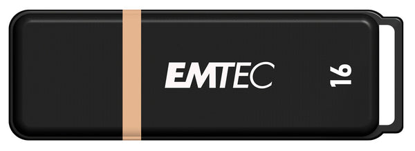 Emtec K100 USB-nøgle 16 GB USB Type-A 2.0 Sort, Flerfarvet