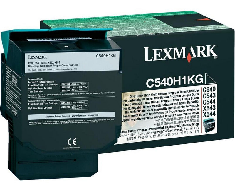 Lexmark C540H1KG tonerpatron 1 stk Original Sort