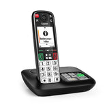 Gigaset EASY 500A Analog/DECT-telefon Nummervisning Sort, Sølv