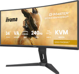 iiyama G-MASTER GCB3486WQSCP-B1 computerskærm 86,4 cm (34") 3440 x 1440 pixel UltraWide Quad HD Sort