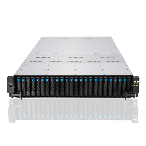 ASUS RS720-E11-RS24U Intel C741 Stativ (2U) Sort, Sølv