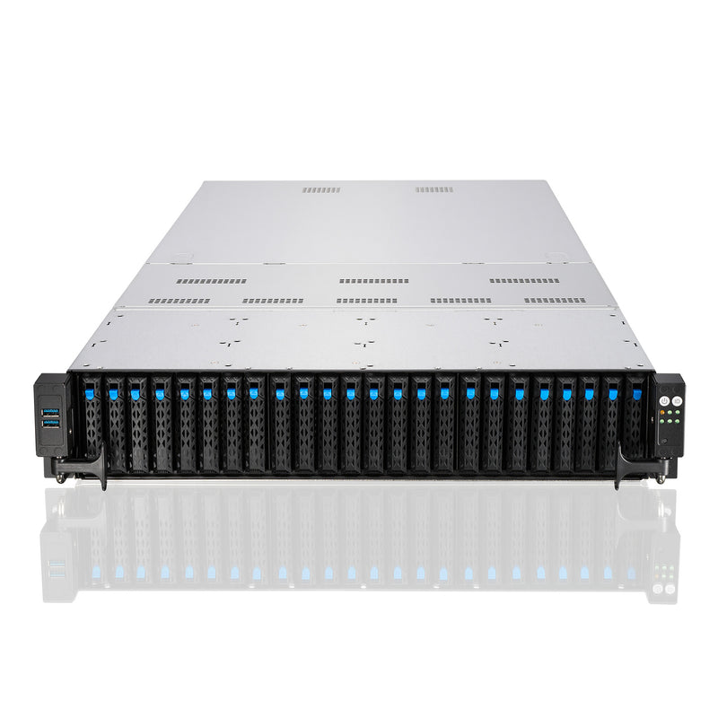 ASUS RS720-E11-RS24U Intel C741 Stativ (2U) Sort, Sølv