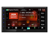 JVC KW-M695DBW bil media receiver Sort Wi-Fi 200 W Bluetooth