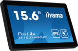 iiyama ProLite TF1633MSC-B1 computerskærm 39,6 cm (15.6") 1920 x 1080 pixel Fuld HD Berøringsskærm Sort