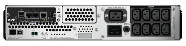 APC Smart-UPS 2200VA UPS-enhed Interaktivt indgangsstik 2,2 kVA 1980 W 9 AC stikkontakt(er)