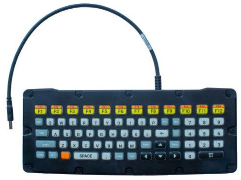 Zebra KYBD-QW-ET-S-1 tastatur til mobil enhed QWERTY Engelsk USB Flerfarvet
