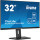 iiyama ProLite XUB3293UHSN-B5 computerskærm 80 cm (31.5") 3840 x 2160 pixel 4K Ultra HD LCD Sort