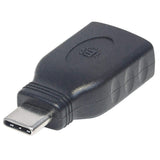Manhattan 354646 kabel kønsskifter USB C USB A Sort