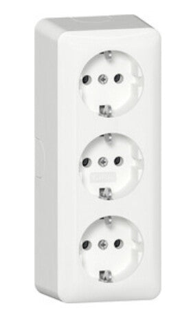 GIRA 478913 stikkontakt Schuko Hvid