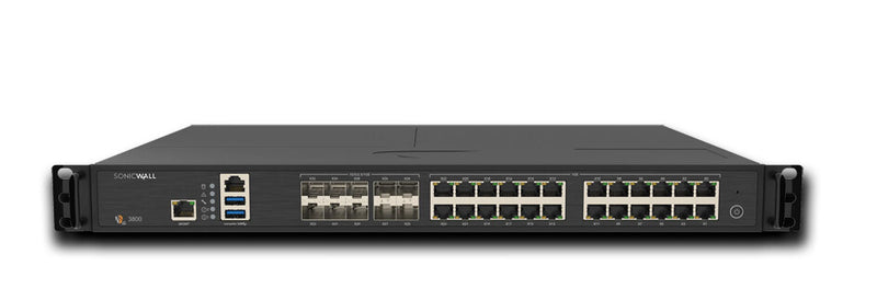SonicWall NSa 3800 Secure Upgrade Plus Advanced Edition 2 year firewall (hardware) 1U 12 Gbit/sek.