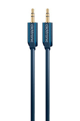 ClickTronic 70482 lydkabel 10 m 3.5mm Blå