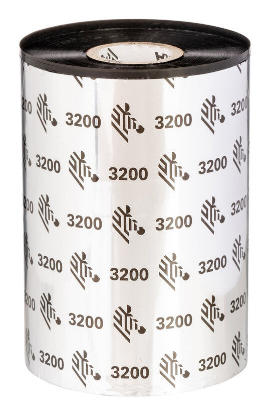 Zebra 3200 Wax/Resin varmebånd 450 m Sort