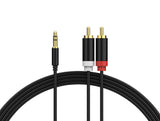 shiverpeaks FL31-34155 lydkabel 1,5 m 3.5mm 2 x RCA Sort