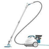 Black & Decker BHSMP2314-QS damprenser Cylinderdamp rengøringsmiddel 1,2 L 2300 W Blå, Hvid