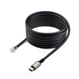 StarTech.com UR9-HEADSET-ADAPTER kabel kønsskifter USB-C RJ-9 Sort