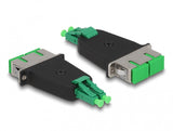 DeLOCK 87946 fiber adapter LC/SC 1 stk Sort, Grøn