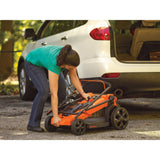 Black & Decker LM2000-QS plæneklipper Manuel plæneklipper Vekselstrøm Sort, Orange