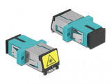 DeLOCK 86890 fiber adapter SC/SC 1 stk Turkisfarve