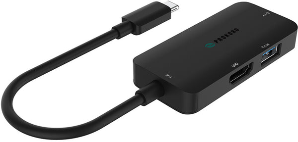 Prokord UTC-CUUH-DP1.4-SP USB grafisk adapter 3840 x 2160 pixel Sort