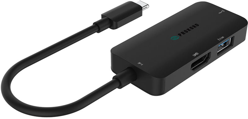 Prokord UTC-CUUH-DP1.4-SP USB grafisk adapter 3840 x 2160 pixel Sort