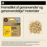HP Original 924e EvoMore-blækpatron, gul