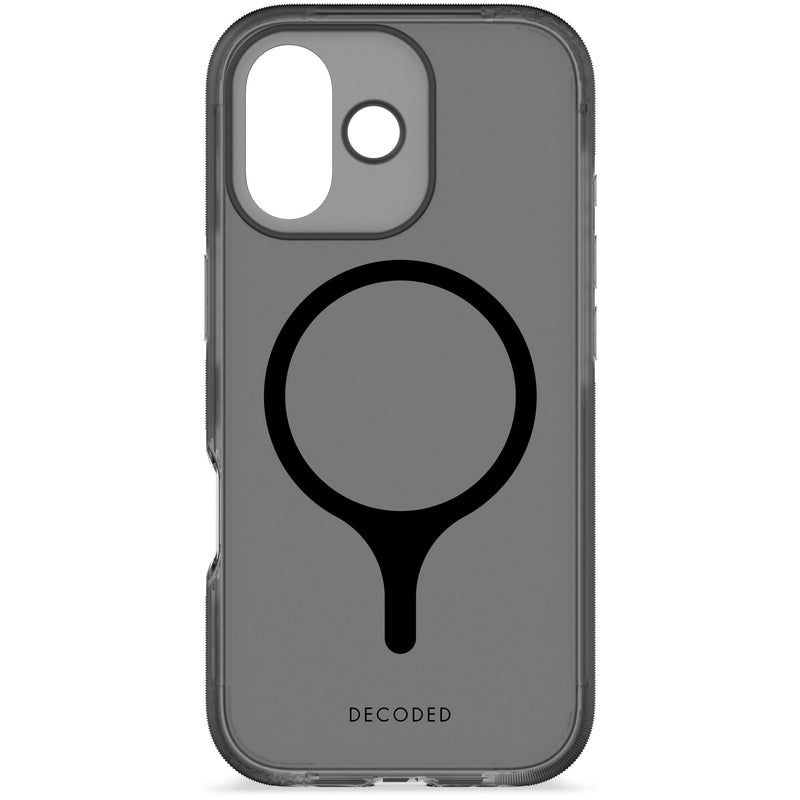 Decoded D26IPO17BCT2FK mobiltelefon etui 16 cm (6.3") Cover Transparent, Sort
