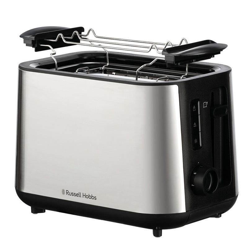 Russell Hobbs 27390-56 brødrister 6 2 skive(r) Sort, Rustfrit stål