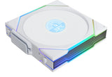 Lian Li Uni Fan TL120 LCD Reverse Blade Wireless Computerkabinet Ventilator 12 cm Hvid 1 stk