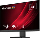 Viewsonic VG3208-4K computerskærm 81,3 cm (32") 3840 x 2160 pixel 4K Ultra HD LED Sort
