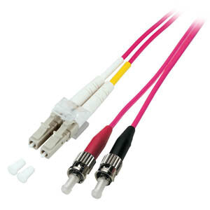 EFB Elektronik LC - ST 50/125 15m InfiniBand og fiberoptisk kabel Violet