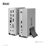 CLUB3D CSV-1568 dockingstation Docking USB 3.2 Gen 2 (3.1 Gen 2) Type-C Metallic