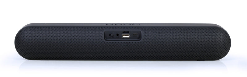 Gembird SPKBT-BAR400L SoundBar højttaler Sort 2.0 kanaler 10 W