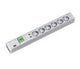 Bachmann 333.005 strømforsyningsenhed (PDU) 6 AC stikkontakt(er) 1U Hvid
