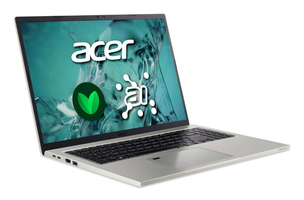 Acer Aspire AV16-71P-57YB Intel Core Ultra 5 225H Laptop 40,6 cm (16") WUXGA 16 GB LPDDR5x-SDRAM 512 GB SSD Wi-Fi 7 (802.11be) Windows 11 Home Tysk Grå