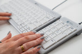 BakkerElkhuizen UltraBoard 955 V2 Numeric numerisk tastatur Laptop/PC USB Mørkegrå, Lys grå