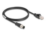 DeLOCK 80850 netværkskabel Sort 1 m Cat5e S/FTP (S-STP)