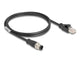 DeLOCK 80850 netværkskabel Sort 1 m Cat5e S/FTP (S-STP)