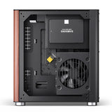 Jonsbo TK-0 BLACK computeretui Sort, Træ
