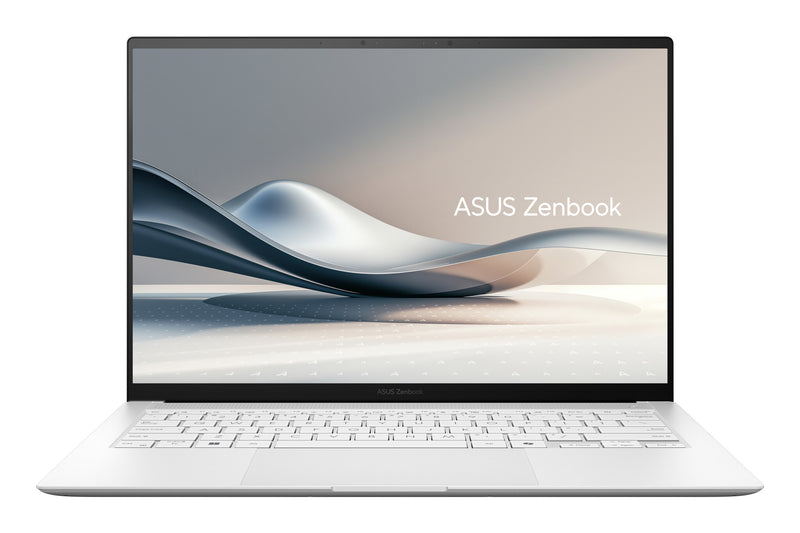 ASUS Zenbook S14 UX5406SA-PV524W Copilot+ PC Intel Core Ultra 7 258V Laptop 35,6 cm (14") WQXGA+ 32 GB LPDDR5x-SDRAM 1 TB SSD Wi-Fi 7 (802.11be) Windows 11 Home Tysk Hvid