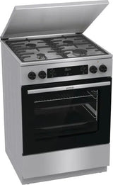 Gorenje G600 GKS6C71XF komfur og ovn Fritstående komfur Elektrisk Gaskomfur Rustfrit stål