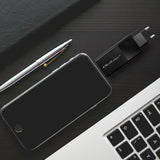Qoltec 52382 oplader til mobil enhed Laptop, Bærbar spillekonsol, Strømbank, Smartphone, SmartWatch, Tablet Sort Vekselstrøm Hurtig opladning Indendørs